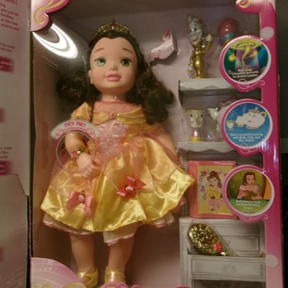 NIB My First Disney Princess Belle Singing & Storytelling Interactive 20" Doll - Picture 6 of 16